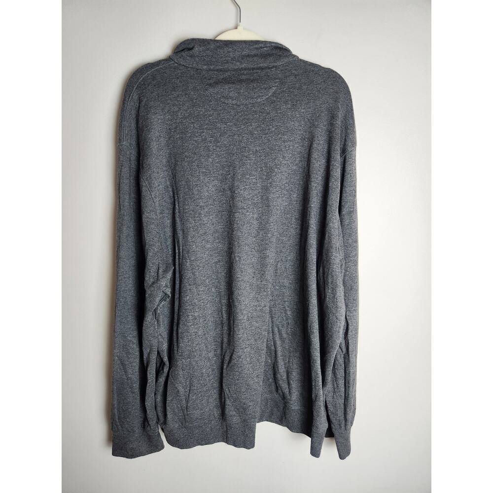 Polo Ralph Lauren Mens quarter zip pullover sz XXL gray soft stretch preppy - Picture 3 of 8